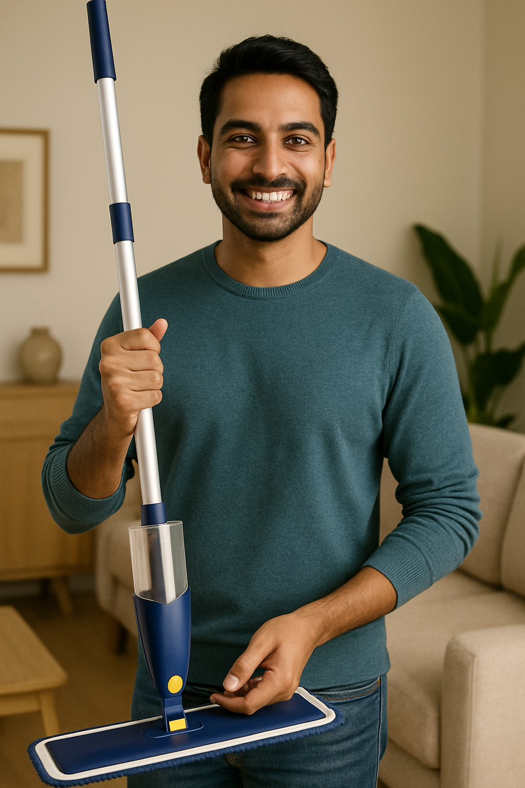 Mopify™ Floor Cleaning Mop Stick with Spray Bottle