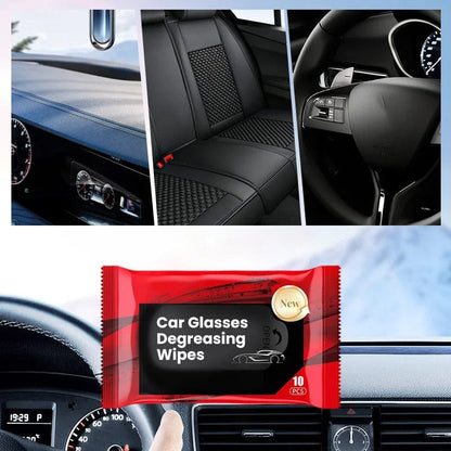 Anti-fog Car Glass Cleaning Wipes (Pack of 2)